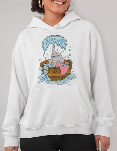 Sudadera Con Gorro, Dibujo Dumbo Jugando