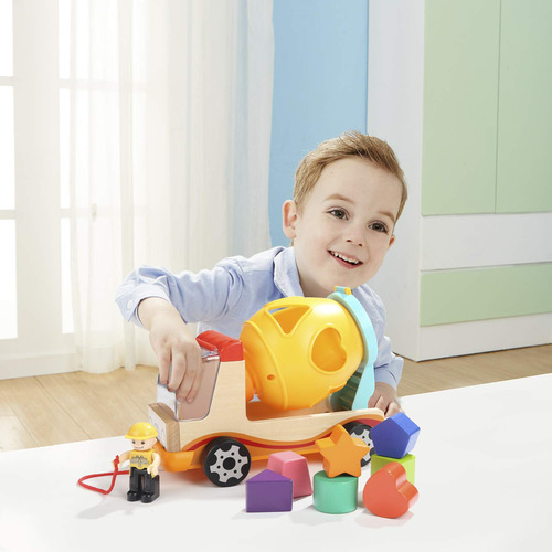 Top Bright Wooden Shape Sorter Toys For Toddlers Learning So