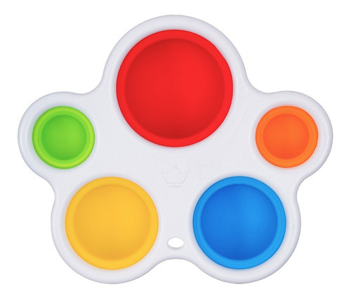 Brinquedo Ploc Ball Pop It Para Bebe 6m+ Buba Cor Colorido