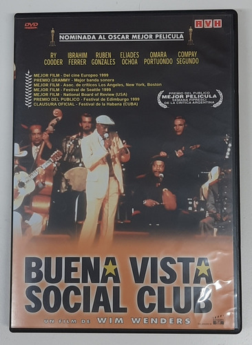 Dvd Buena Vista Social Club Película Nominada Al Oscar. | MercadoLibre