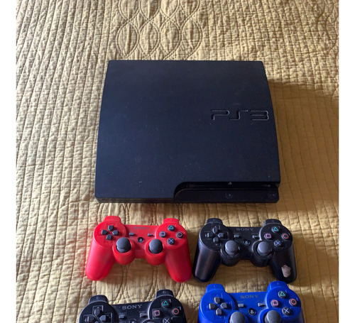 Play Station 3, + 4 Comandos + 13 Juegos Fisicos + Cables