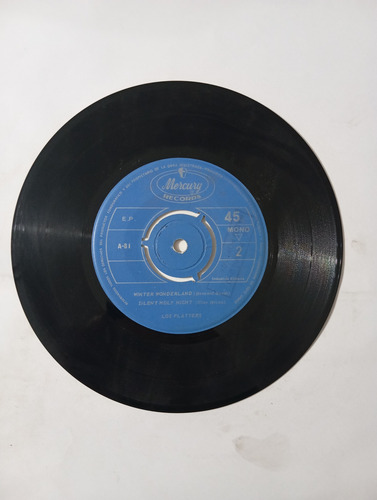 Vinilo Single De Los Platters -- Feliz Navidad ( I70 (Usado)