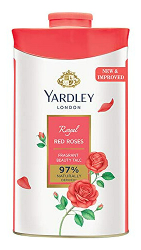 Polvo De Talco Perfumado Desodorante Yardley London Red Rose