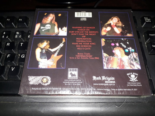 Imagem 3 de 5 de Cd Omen Warning Of Danger - Slipcase C/ Poster Novo!!