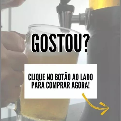 Torre De Chopp Doutorbeer 2l 3 Refil Taphandle Prata