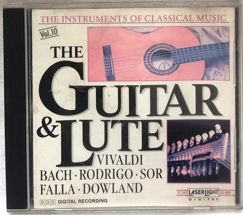 Cd Guitar & Lute (guitarra Y Laúd) - Artistas Varios