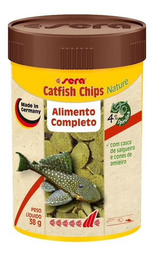 Ração Sera Catfish Chips (wels-chips) Nature - 38g