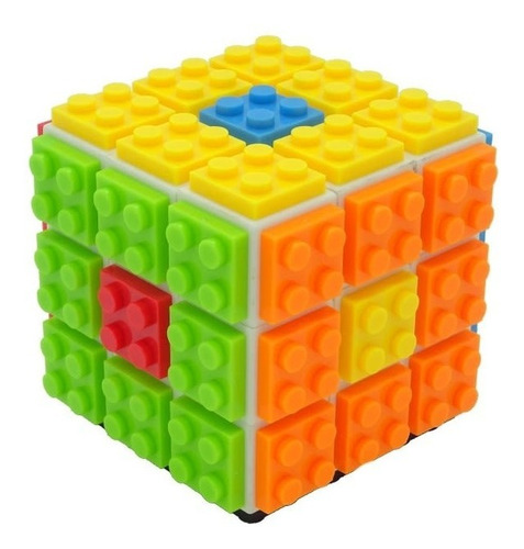 Cubo Rubik Fanxin Tipo Bloques De Construcción 3x3 