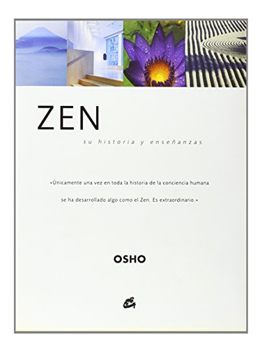 Libro Zen Su Historia Y Enseñanzas Cartone De Osho Gaia
