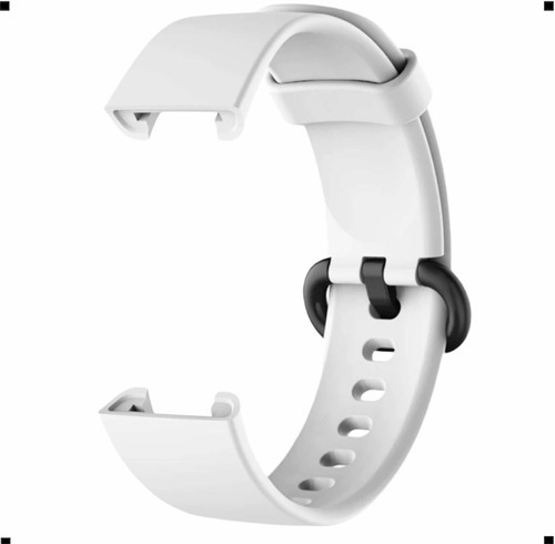 Correa de caucho de silicona para Xiaomi Redmi Mi Watch 2 Lite color blanco