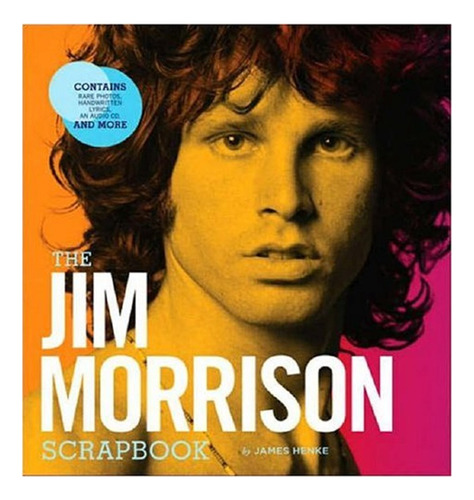 Livro The Jim Morrison Scrapbook Capa Dura De James Henke Importado Em Inglês- Pronta Entrega + Nota Fiscal