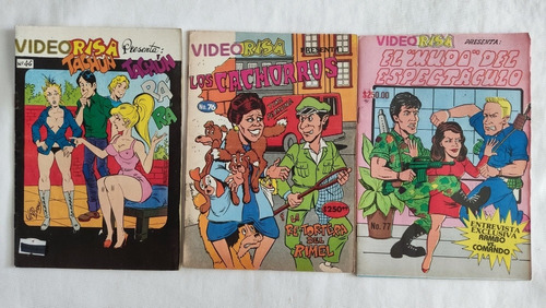  3 Revistas Comic Videorisa 