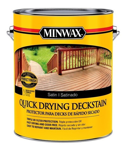 Pinturas Sherwin Williams Minwax Deck Satinado 0.946 Lts