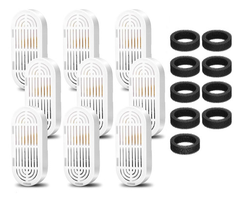9 Filtros Para Fuentes De Agua Cat, 3,2 L/108 Oz Y 4 L/134 O