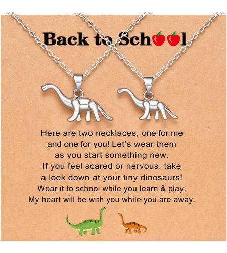 Ungent Them Collar De Regreso A La Escuela Dinosaurio Madre