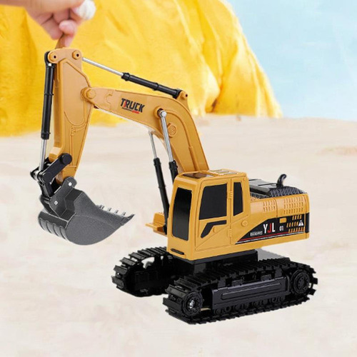 B Excavadora Rc Sandbox Digger Toy 360° Rotación Excavadora