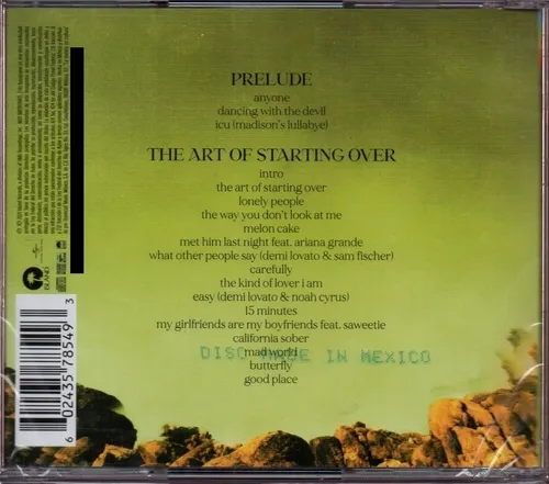 Cd Demi Lovato Dancing With The Devil The Art Of Starting