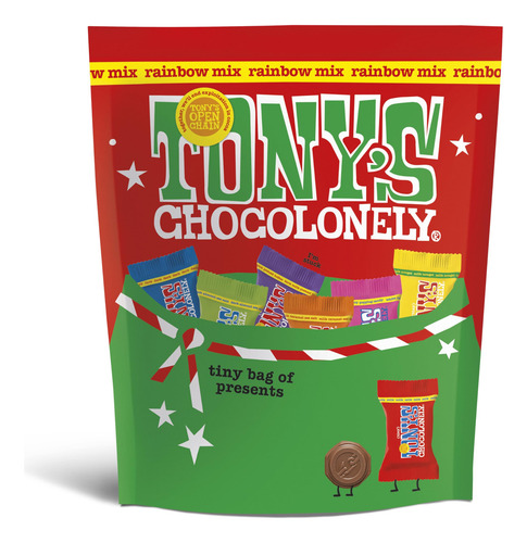 Bolsa De Navidad De Chocolate 6 X 135 G Tony S Chocolonely