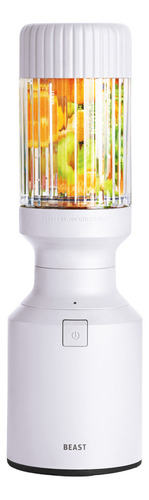 Beast Mini Licuadora 600w . Compacta, Potente Y Lista Para Batidos Y Salsas - Color Blanco Nube