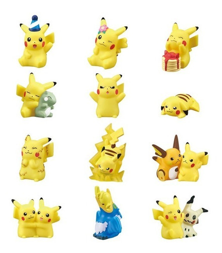 Mini Figuras Pikachu Pikapika Daishuugou! Hen Pokemon Bandai