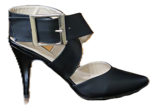 Zapato De Taco 8,5cm Elegante Stiletto Con Hebilla Lateral