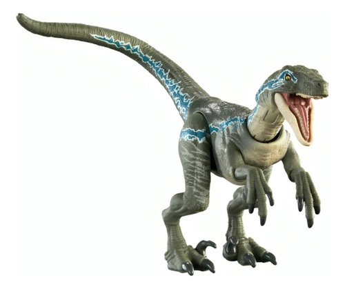 Dinossauro Mattel Jurassic World Hammond Velociraptor Blue