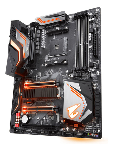 Placa Gigabyte X470 Aorus Gaming 5 Wi-fi Am4 X470 Ddr4 Sata