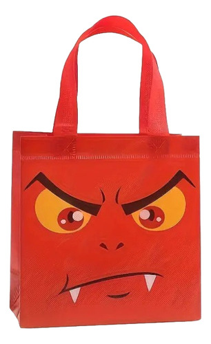 6 Bolsas De Plástico Con Temática Halloween Colores Halloween Bolsa