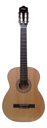 Guitarra Electrocriolla Parquer Custom Ecualizador Con Funda Color Marrón claro Orientación de la mano Diestro