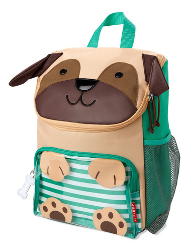 Mochila Escolar De Animal Cachorro Pug Zoo - Skip Hop