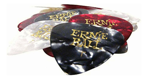 Ernie Ball Púas Para Guitarra, Celulosa, Finas, Bolsa De