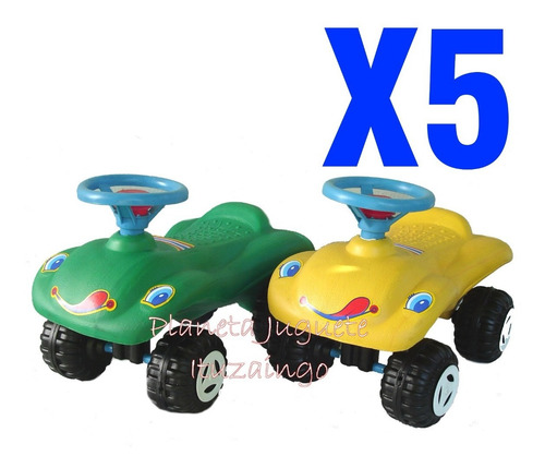 Imagen 3 de 10 de Pack X5 Andarin Pata Pata Simpatico Diseño Buggy Con Bocina