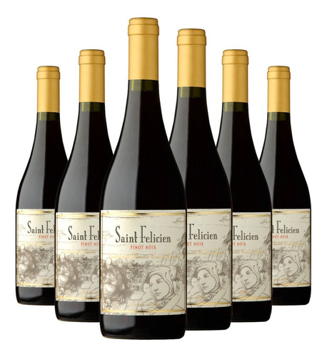 Vino Saint Felicien Pinot Noir 750ml Caja X6 - Catena Zapata