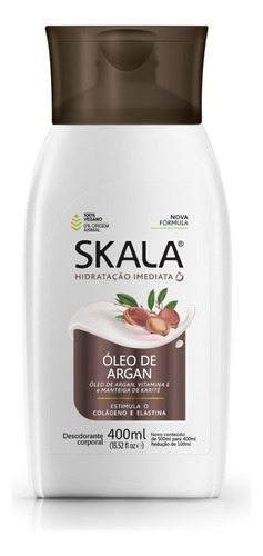  Hidratante Corporal Skala Óleo De Argan 400ml