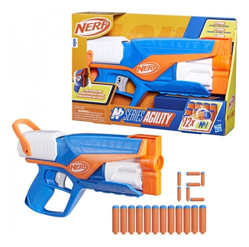 Lanzador Nerf N Series Agility + 12 Dardos / Diverti