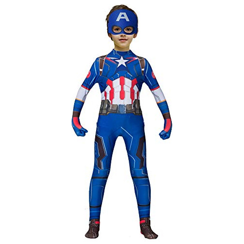 Halloween Boys Superhero Bodyote Cosplay Trajes Niños