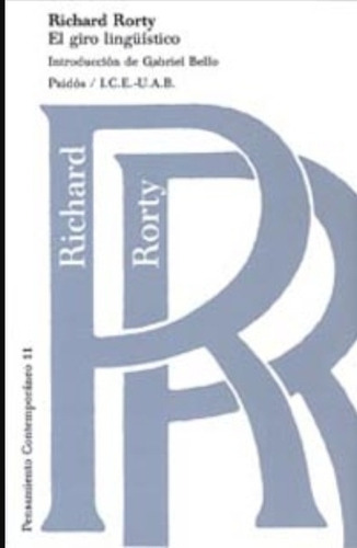 Richard Rorty - Giro Lingüistico
