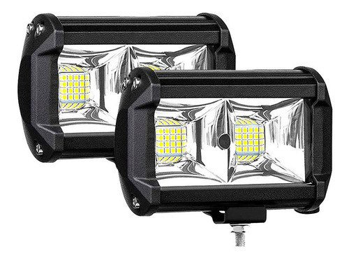 Par Faros Led Barras 96w 6000k Antiniebla Ip68 Alta Potencia