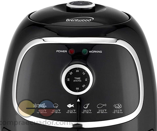 Brentwood Freidora De Aire Caliente Air Fry 1200w 2 Litros