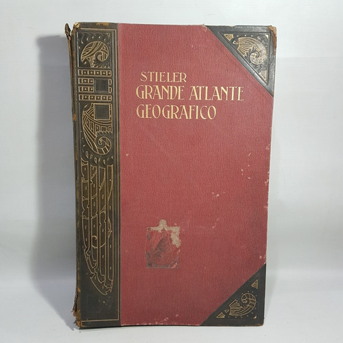 Antiguo Gran Atlas Geográfico Stieler 1911 Italia Mag 61796