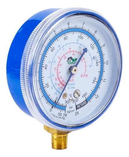 Manômetro De Baixa Pressão Gases R134a R22 R404 R12 Ecotools