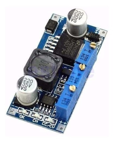 Módulo Lm2596 Step-down Corriente Y Carga Baterias L3