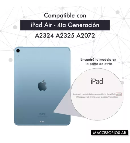 Funda 360º Compatible Con iPad Air 4 Gen A2324 A2325 A2072