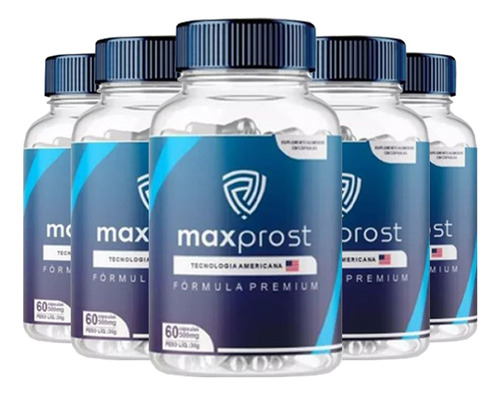 Pague 4 Leve 6 Potes Max Prost 100% Original - 360 Cápsulas