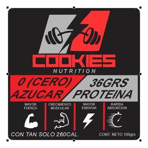Galletas De Proteína Cookies Nutrition