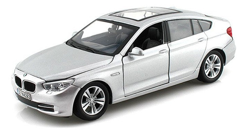 Bmw 5 Series Gt - Plateado - Clasico Aleman - Motormax 1/24