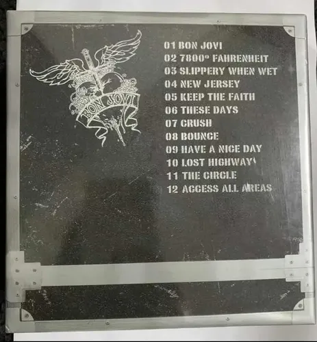 Bon Jovi Box Japan 11 Cds + 1 Dvd Coleção Raro Novo Lacrado
