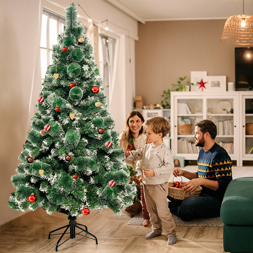 Arboles De Navidad Decorados 1.8m 650 Ramas Adornos Navideño