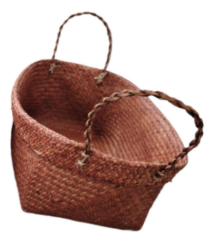 Cesta De Almacenamiento Tejida, Cesta Decorativa, Café