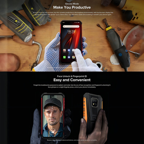 Ulefone Armor 8 Pro Dual SIM 128 GB negro 6 GB RAM - Bueno (Reacondicionado)